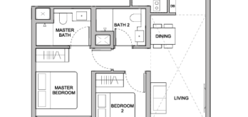 hillock-green-floor-plan-2-bedroom-plus-study-type-b6s-singapore